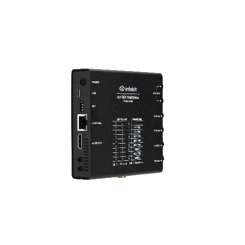 Коммутатор Infobit iTrans D401 4x1 3G SDI бесподрывный, с многооконностью