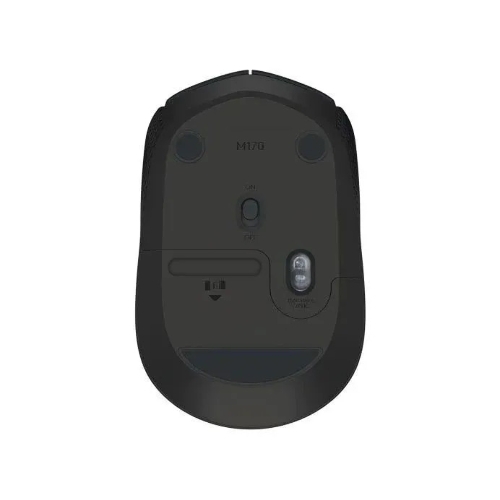 Мышь беспроводная Logitech M171 черный/серый, 1000 dpi, радиоканал, USB, кнопки - 3