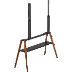 Подставка для телевизора Cactus CS-ST3647BKWN черный/орех, 49