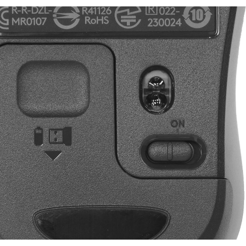 Мышь беспроводная Logitech M220 SILENT черный/серый, 1000 dpi, радиоканал, USB, кнопки - 3