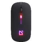 Мышь беспроводная Defender Touch MM-997 черный, 1600 dpi, радиоканал, Bluetooth, USB, кнопки - 4