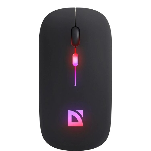 Мышь беспроводная Defender Touch MM-997 черный, 1600 dpi, радиоканал, Bluetooth, USB, кнопки - 4