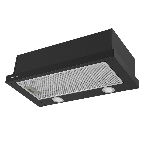 Вытяжка телескопическая HOMSair Flat 60 черный, 60 см, 520 куб. м/ч, 47 дБ