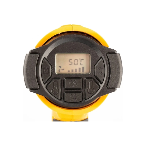 Фен технический Denzel HG-2000E, 2000 Вт, 2 режима, LCD дисплей