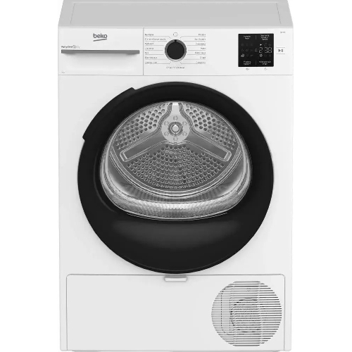 Сушильная машина Beko BM3T37220 белый, 7 кг, сушка - тепловой насос, программ - 15, 59.8 x 84.6 x 54.5 см