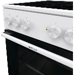 Плита электрическая Gorenje GEC5A41WG белый, конфорок 4 электрических, духовка 62 л, 50 см x 85 см x 59.4 см