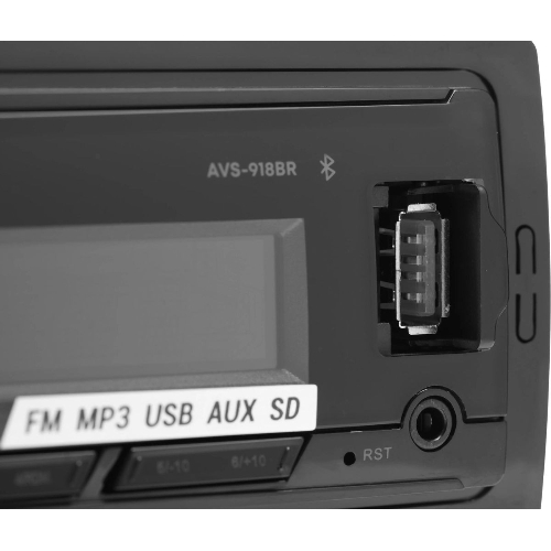 Автомагнитола ACV AVS-918BR, 1 DIN, Bluetooth, USB Type-A, AUX