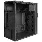 Компьютерный корпус Minitower ExeGate BAA-105-01-UNS350 (mATX, БП UNS350 с вент. 12см, 2*USB, аудио, черный)