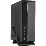 Компьютерный корпус MiniITX ExeGate MI-207 Black, miniITX/mATX, (без БП), 2хUSB, Audio