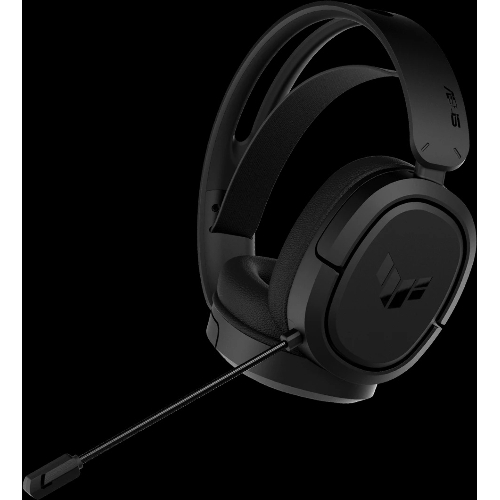 Гарнитура ASUS TUF Gaming H1 Wireless чёрный, беспроводная + проводная, USB/USB-C, до 15 ч, виртуальный 7.1, шумоподавление микрофона