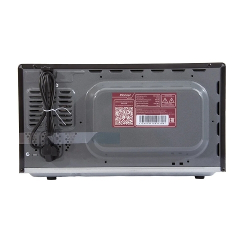 Микроволновая печь Pioneer MW212M серебристый/черный, 20 л, 700 Вт, переключатели - поворотный механизм