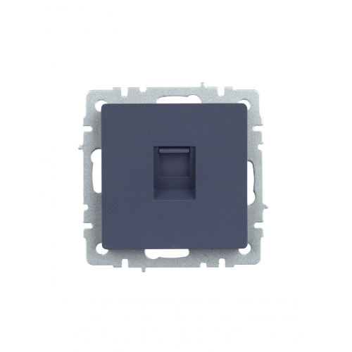 Розетка компьютерная IEK BRITE РК10-БрМ RJ45 кат.5E маренго