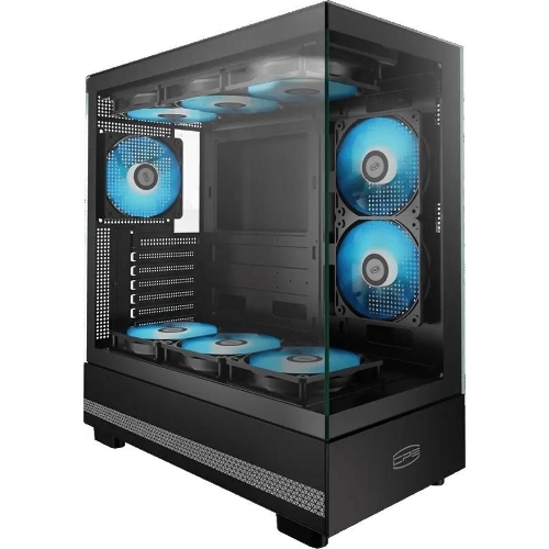Корпус PcCooler C3Q500 BK черный без БП ATX 9x120мм 5x140мм 2xUSB3.0 audio bott PSU