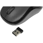 Мышь беспроводная Logitech M220 SILENT черный/серый, 1000 dpi, радиоканал, USB, кнопки - 3