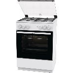 Плита комбинированная Gorenje GK6A20WF белый, конфорок 4 газовых, духовка 65 л, 60 см x 85 см x 60 см