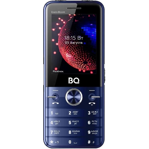 Мобильный телефон BQ 2842 Disco Boom синий/черный