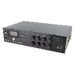 Микшер-усилитель Intrend ITMXAMP-120MT MP3, FM тюнер, USB, Bluetooth, 2хMic/3хLine входы, 1хLine выход,120 Вт, 4/8Ом/100V, IR-пульт в комплекте