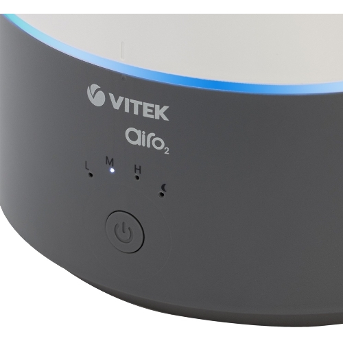 Увлажнитель воздуха Vitek VT-2346(MC) белый/серый, 30 м², 5 л