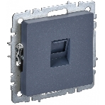 Розетка компьютерная IEK BRITE РК10-БрМ RJ45 кат.5E маренго