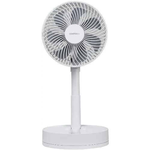 Вентилятор Centek CT-5042 белый, настольный, 12 Вт, 4 скорости, 19 см