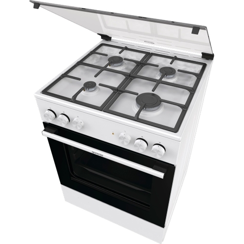 Плита комбинированная Gorenje GK6A20WF белый, конфорок 4 газовых, духовка 65 л, 60 см x 85 см x 60 см