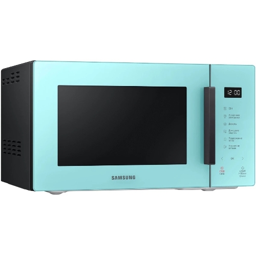 Микроволновая печь Samsung MG23T5018AN/BW голубой, 23 л, 800 Вт, переключатели - сенсор