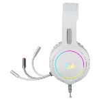 Гарнитура проводная игровая Defender Mento RGb 3.5мм белый