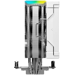 Устройство охлаждения(кулер) Deepcool AK400 Digital SE Wh ARGb Soc-AM5/AM4/1200/1700/1851 белый 4-pin 19-28dB Al+Cu LCD 220W 812gr Ret (R-AK400-WHADMN-GJD)