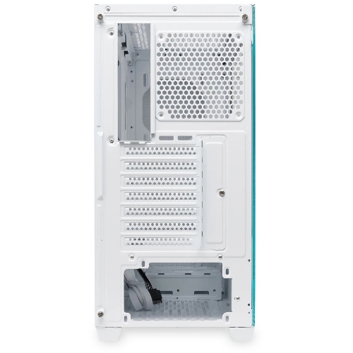 Компьютерный корпус без блока питания HSPD M740, Mesh Mid Tower, белый, TG, 0.6 SPCC, no fans, E-ATX, ATX, mATX, mITX, 170/400/200мм, 4x2.5