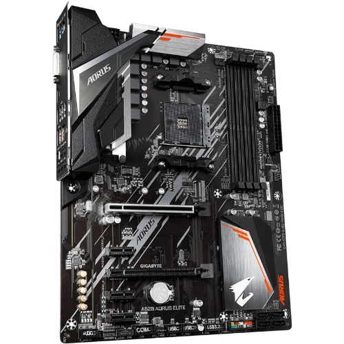 Материнская плата Gigabyte A520 AORUS ELITE, AM4, AMD A520, 4xDDR4, 4xSATA, 1xM.2, 1xPCI-E 3.0 x16, 1xHDMI, 1xDVI-D, 1x 1Gb LAN, 2xUSB 2.0, 4xUSB 3.2 Gen 1, 3x3.5 мм, 7.1, Micro-ATX