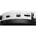 Гарнитура Bloody GR370 белый, беспроводная + проводная, Bluetooth, до 45 ч, подсветка