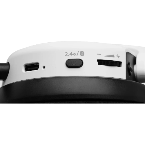 Гарнитура Bloody GR370 белый, беспроводная + проводная, Bluetooth, до 45 ч, подсветка