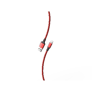 Кабель Smartbuy (iK-522-S14rb) S14 Lightning красн./черный, 3 А, 2 м