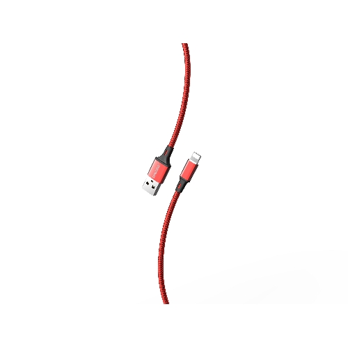 Кабель Smartbuy (iK-522-S14rb) S14 Lightning красн./черный, 3 А, 2 м