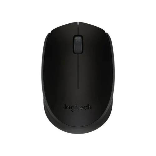 Мышь беспроводная Logitech M171 черный/серый, 1000 dpi, радиоканал, USB, кнопки - 3