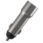 Автомобильное зарядное устройство Maxvi CCM-M242 metallic silver 2.4A 2xUSB