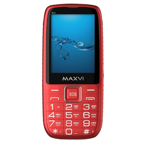 Мобильный телефон Maxvi B32 красный