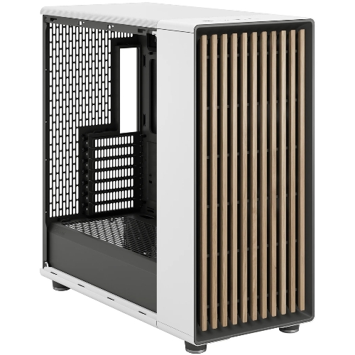 Компьютерный корпус без блока питания Fractal Design North XL, Full-Tower, 3x140мм, 2xUSB-A 3.2 + 1xUSB 3.2 Type-C E-ATX, ATX, mATX, mITX Wood panel, Chalk белый
