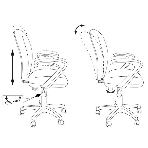 Кресло Бюрократ KD-W10AXSN/26-22 красный, ткань, 120 кг