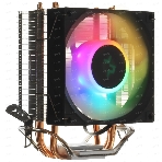 Кулер для процессора DEEPCOOL AG300 LED, 92 мм, алюминий/медь, 3050 об/мин, 30.5 дБ, 4 pin, 150 Вт, 129 мм