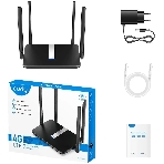 Роутер беспроводной Cudy LT500 AC1200 10/100BASE-TX/4G cat.4 черный