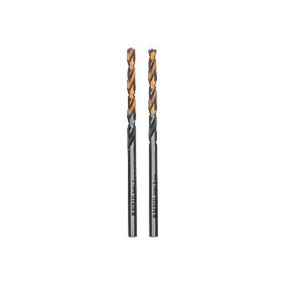 Сверло спиральное по металлу Denzel 3 x 61мм, Р6М5, Golden Tip, многогранная заточка, 2 шт.