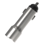 Автомобильное зарядное устройство Maxvi CCM-M242 metallic silver 2.4A 2xUSB