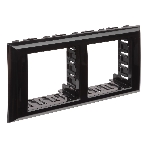 Рамка-суппорт 4 мод. Avanti для In-liner Front черный ДКС 4402914