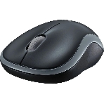 Мышь беспроводная Logitech M185 серый/черный, 1000 dpi, радиоканал, USB, кнопки - 3