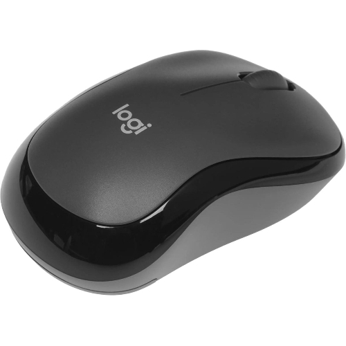 Мышь беспроводная Logitech M220 SILENT черный/серый, 1000 dpi, радиоканал, USB, кнопки - 3