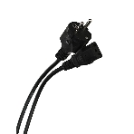 Кабель компьютер - розетка 220V (EURO) 1.8м, 3G 0,75мм медь, Telecom
