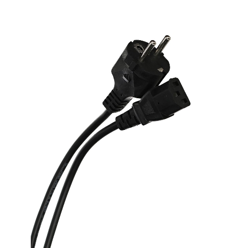 Кабель компьютер - розетка 220V (EURO) 1.8м, 3G 0,75мм медь, Telecom