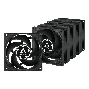 Вентилятор для корпуса ARCTIC P8 Value Pack (черный/черный) (5pc) (ACFAN00153A)