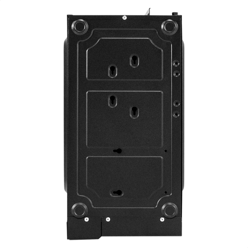 Компьютерный корпус Miditower ExeGate AA-443-UNS500 (ATX, БП UNS500 с вент. 12см, 2хUSB+HD Audio, черный)